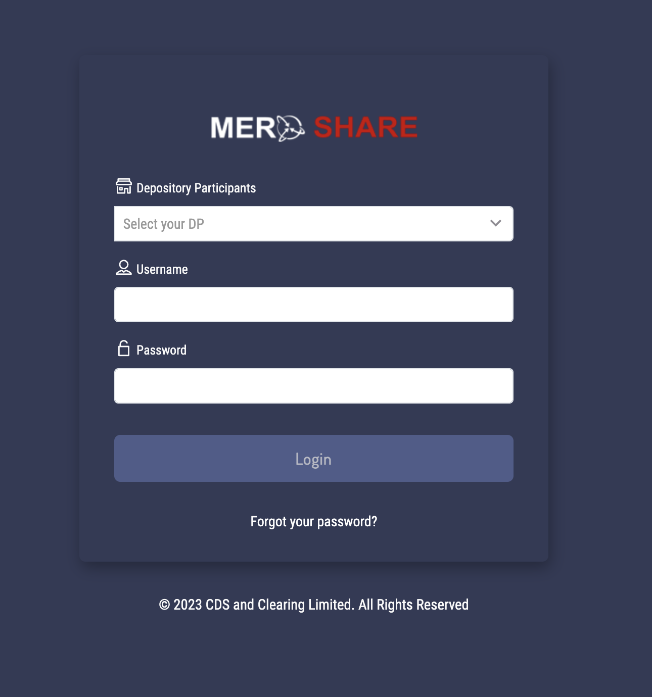 Sign in to Meroshare